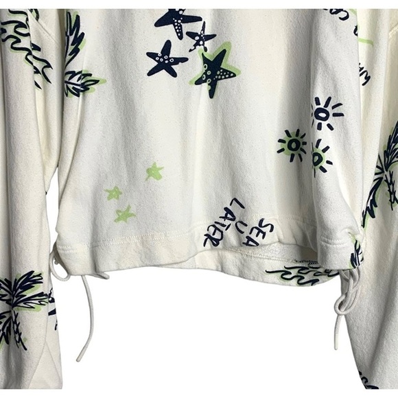 Aerie’s Off-Line, Sinfully Soft Summer Sweatshirt, Lightweight, Side Ties,Size S - Picture 6 of 12